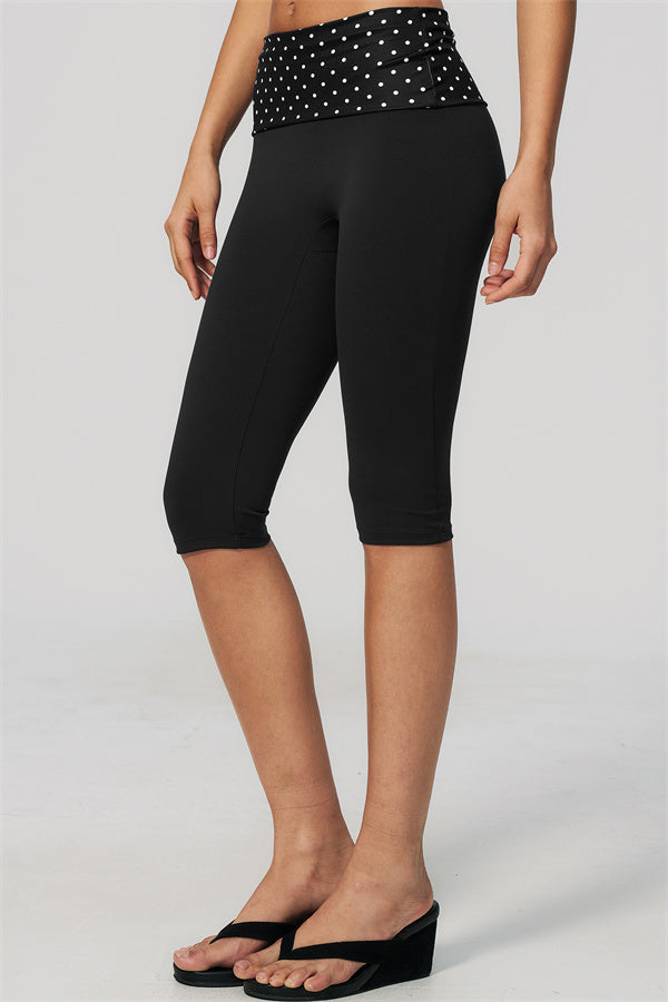 The Enliven Halter Tank Top Capri Leggings 2-Piece Set