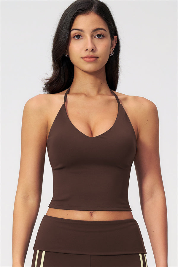 The Evoke Crop Top Straight Leg Pants 2-Piece Set