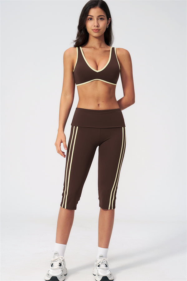The Evoke Sports Bra Capri Leggings 2-Piece Set