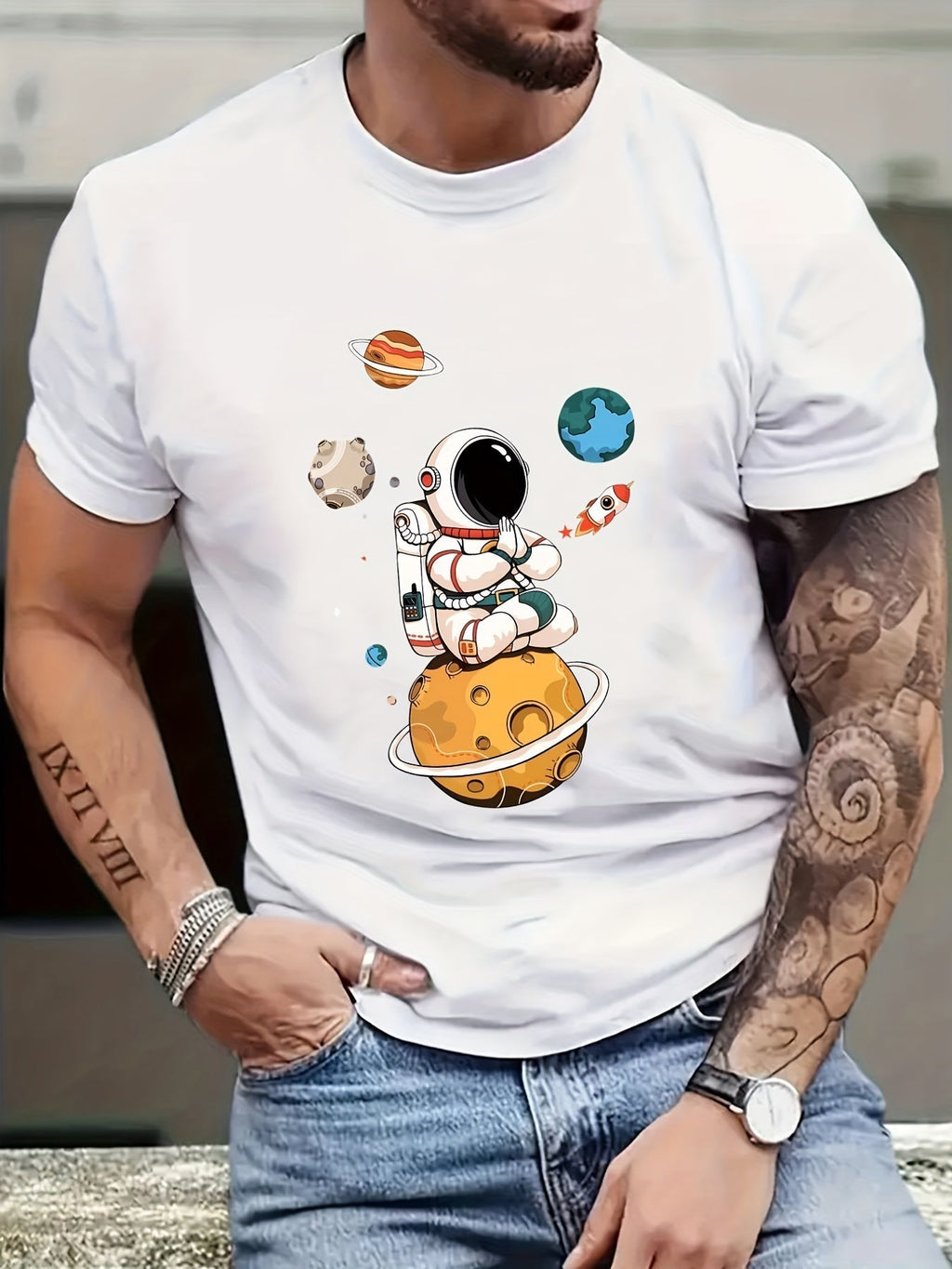Men’s Astronaut Graphic T-Shirt