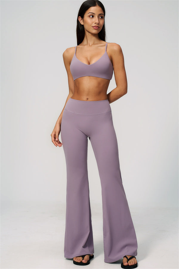 The Zura Sports Bra Flared Leggings 2-Piece Set