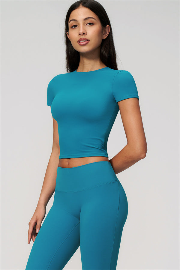 The Zura T-shirt Capri Leggings 2-Piece Set