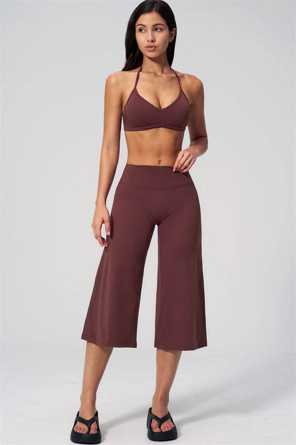 The Nexus Sports Bra Wide-Leg Crop 2-Piece Set