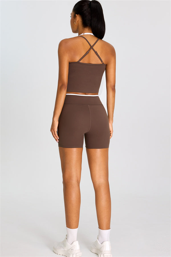 The Dwell Crop Top Shorts 2-Piece Set