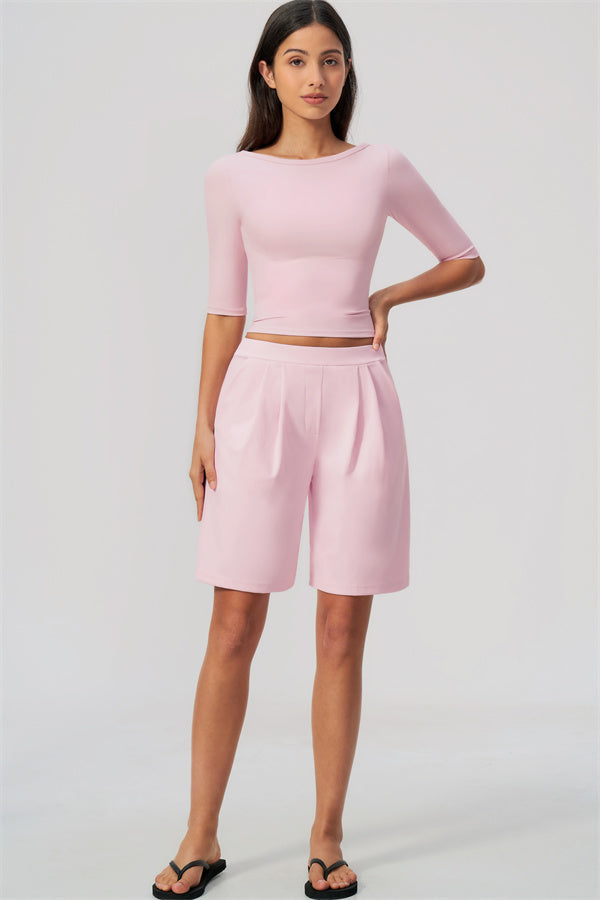 The Flow Motion Half-Sleeve T-Shirt Shorts 2-Piece Set