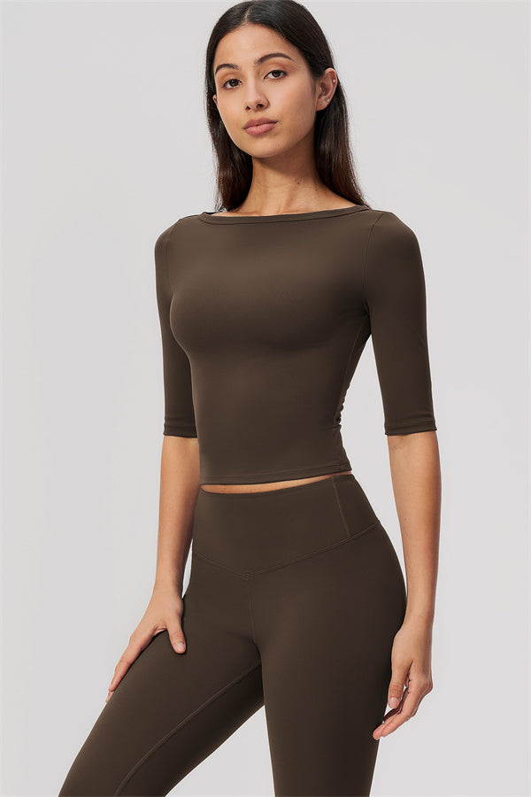 The Flow Motion Half-Sleeve T-Shirt Leggings 2-Piece Set