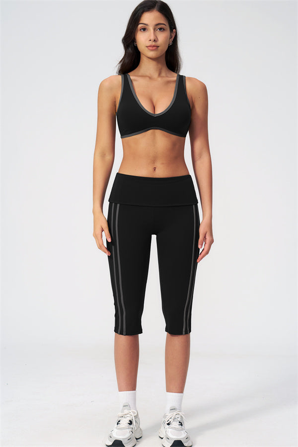 The Evoke Sports Bra Capri Leggings 2-Piece Set