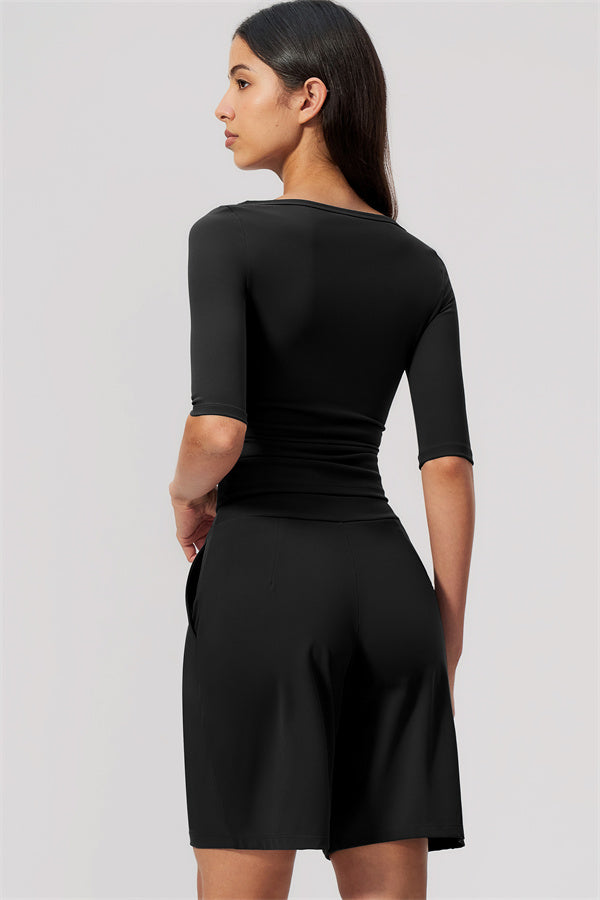 The Flow Motion Half-Sleeve T-Shirt Shorts 2-Piece Set