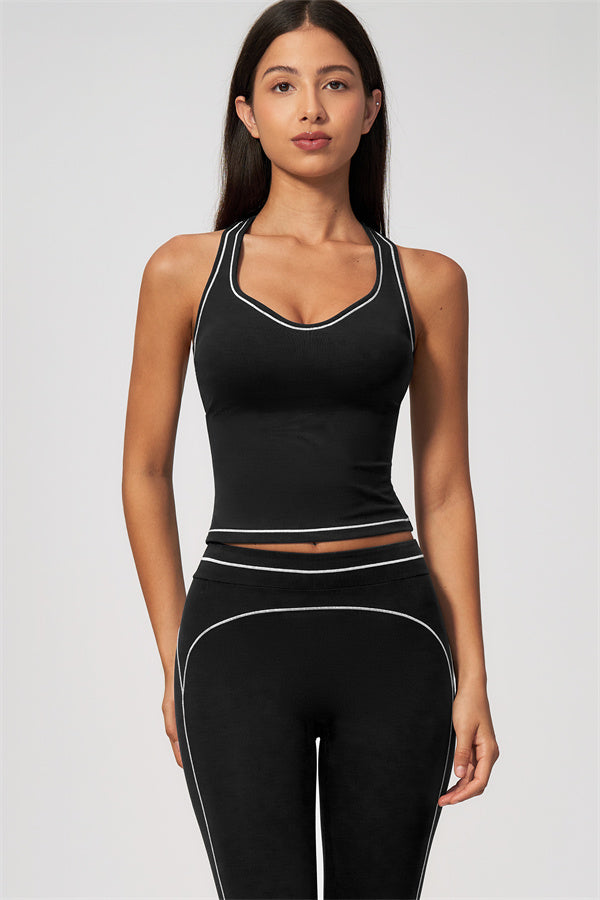 The Amara Tank Top Capri Leggings 2-Piece Set