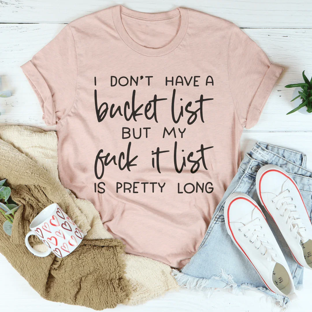 Bucket List Tee