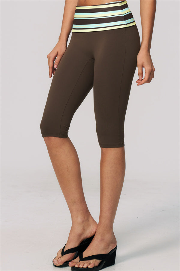The Enliven Halter Tank Top Capri Leggings 2-Piece Set