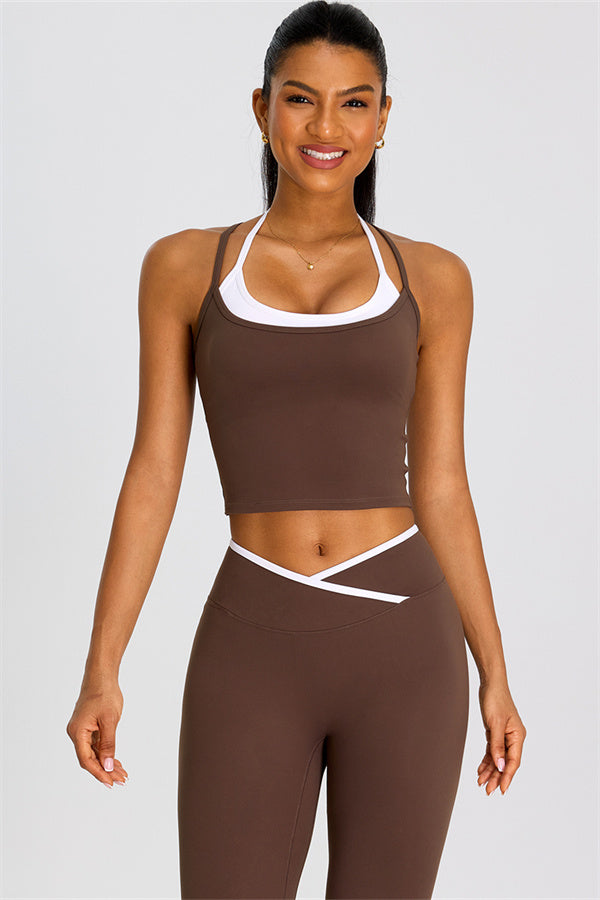 The Dwell Crop Top Leggings 2-Piece Set