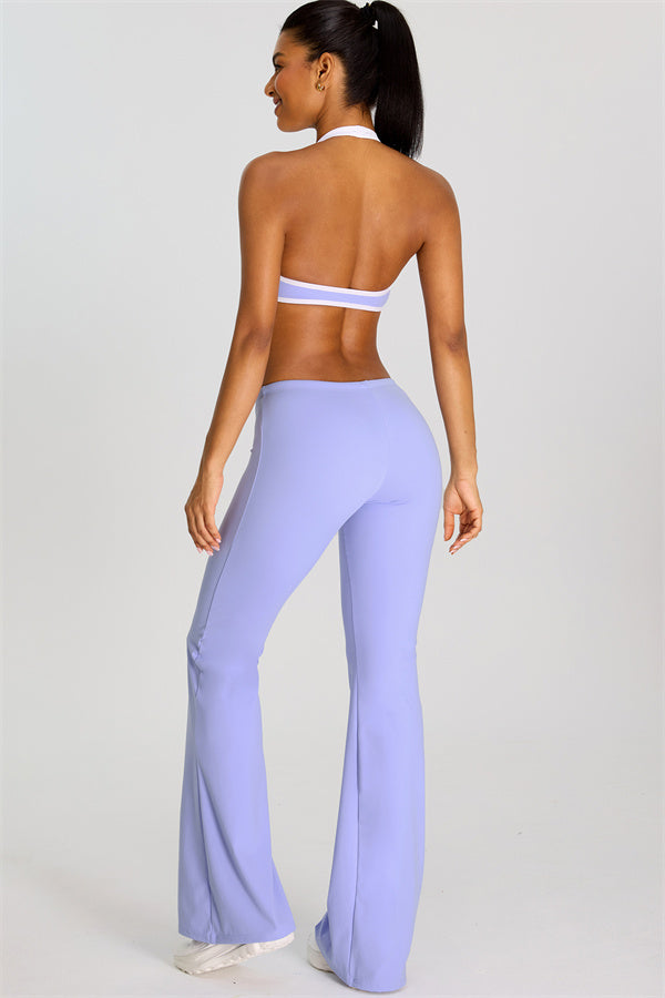 The Mode Sports Bra Flared Leggings 2-Piece Set