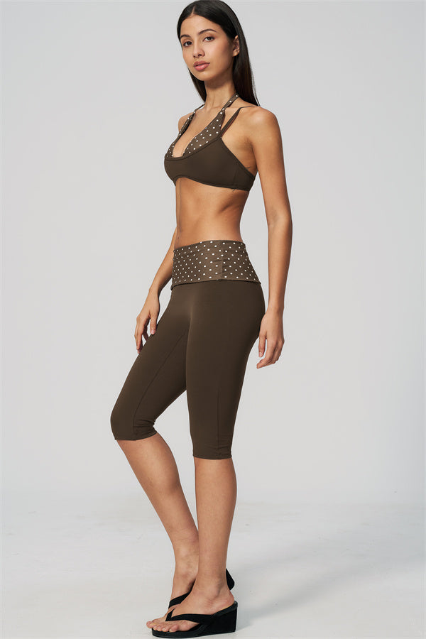 The Enliven Sports Bra Capri Leggings 2-Piece Set