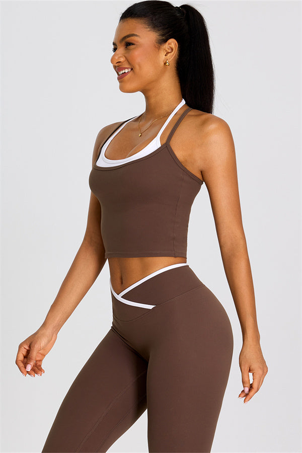 The Dwell Crop Top Leggings 2-Piece Set