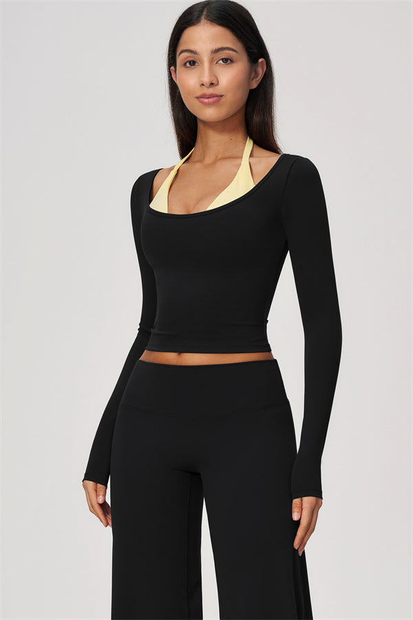 The Cascade Long Sleeve T-shirt Straight Leg Pants 2-Piece Set