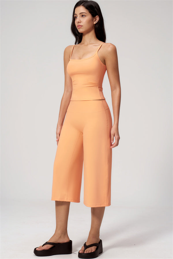 The Nexus Tank Top Wide-Leg Crop 2-Piece Set