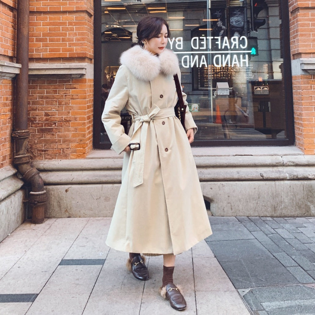 Padded Tooling Jacket with Waist Belt for Women