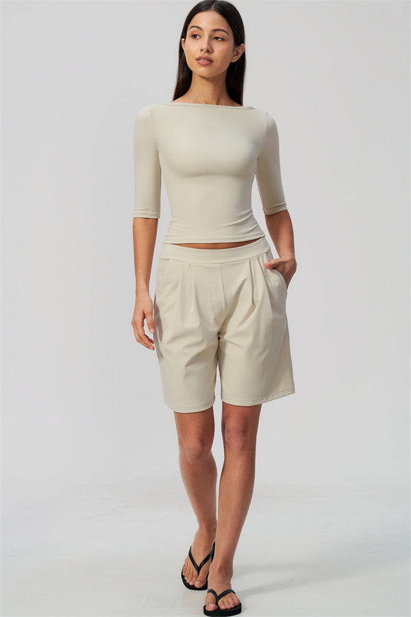 The Flow Motion Half-Sleeve T-Shirt Shorts 2-Piece Set