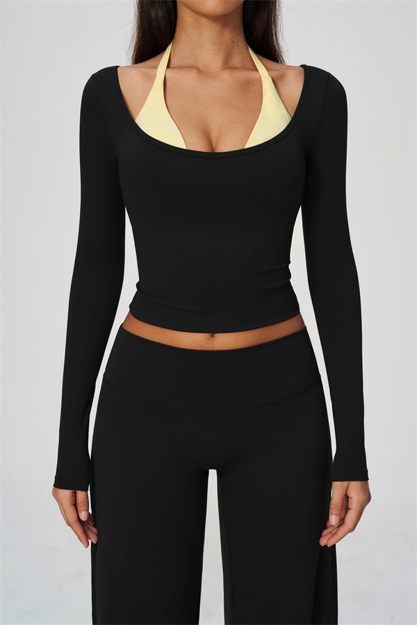 The Cascade Long Sleeve T-shirt Straight Leg Pants 2-Piece Set