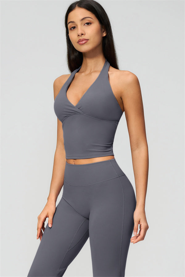 The Lox Crop top Flared Leggings 2-Piece Set