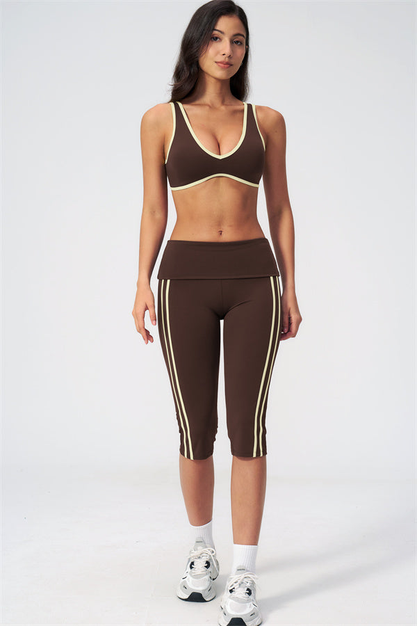 The Evoke Sports Bra Capri Leggings 2-Piece Set