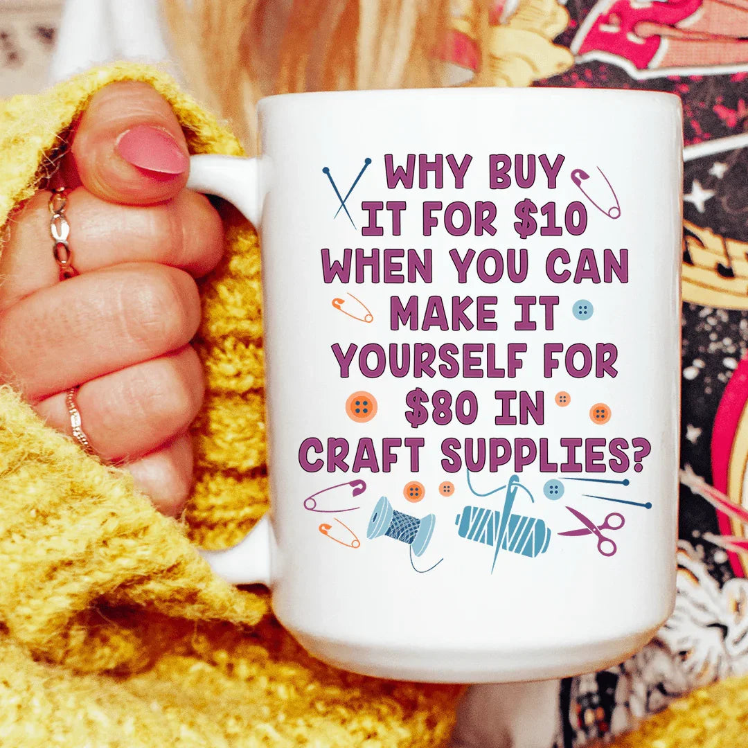Crafty Girl Ceramic Mug 15 oz