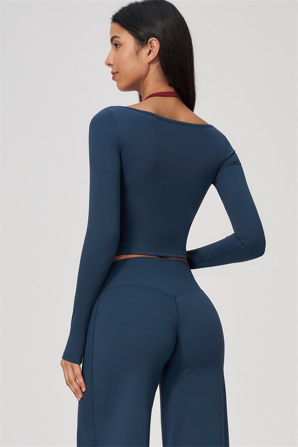 The Cascade Long Sleeve T-shirt Straight Leg Pants 2-Piece Set