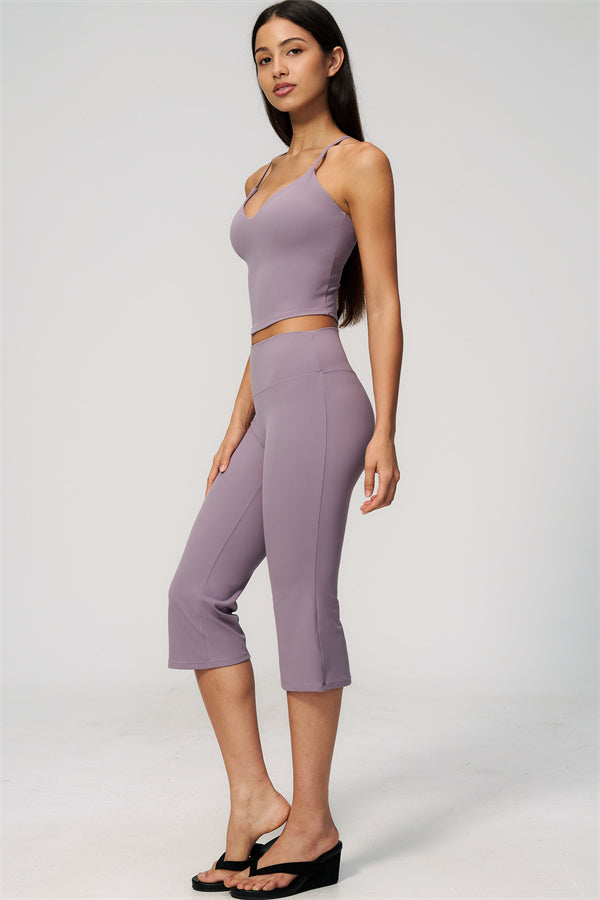 The Zura Tank Top Capri Leggings 2-Piece Set