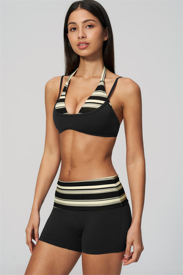 The Enliven Sports Bra Shorts 2-Piece Set