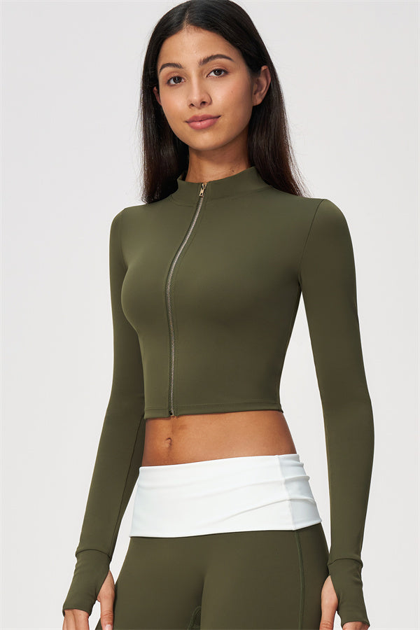 The Joyous Jacket Sports Bra Straight Leg Pants 3-Piece Set