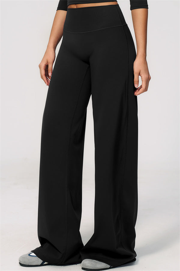 The Natalia Half-Sleeve Top Straight Leg Pants 2-Piece Set