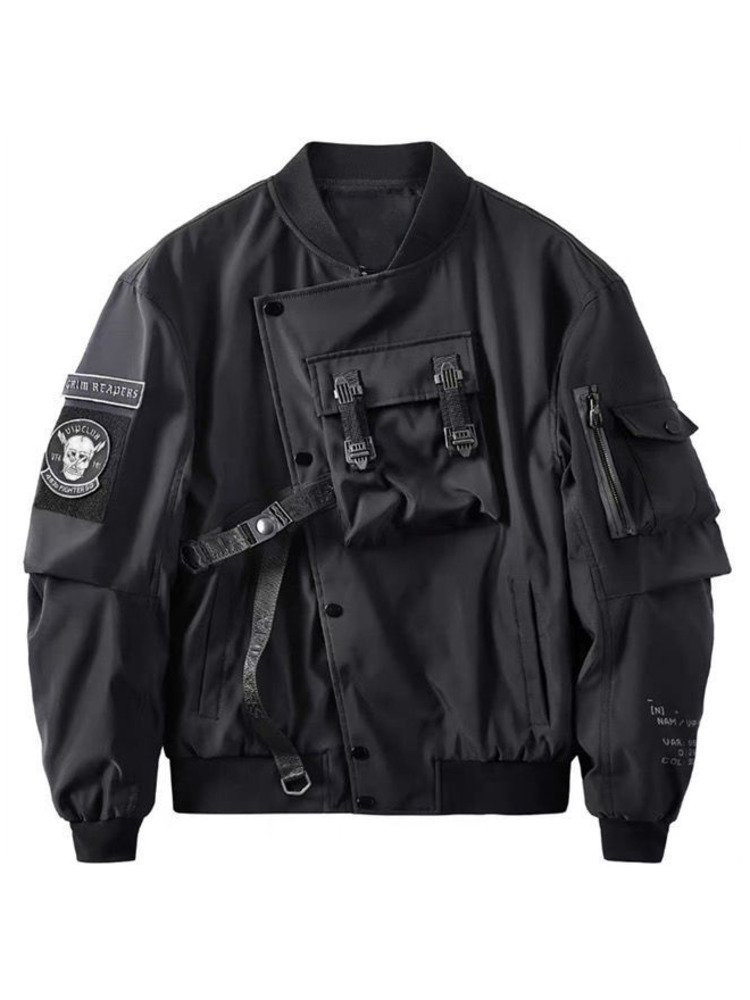 God of Death Techwear Bomber Jacket for Men