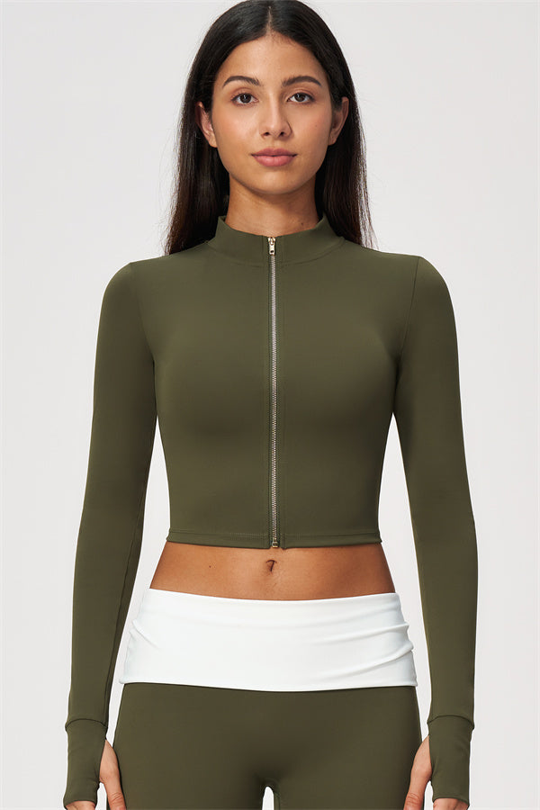 The Joyous Jacket Sports Bra Straight Leg Pants 3-Piece Set