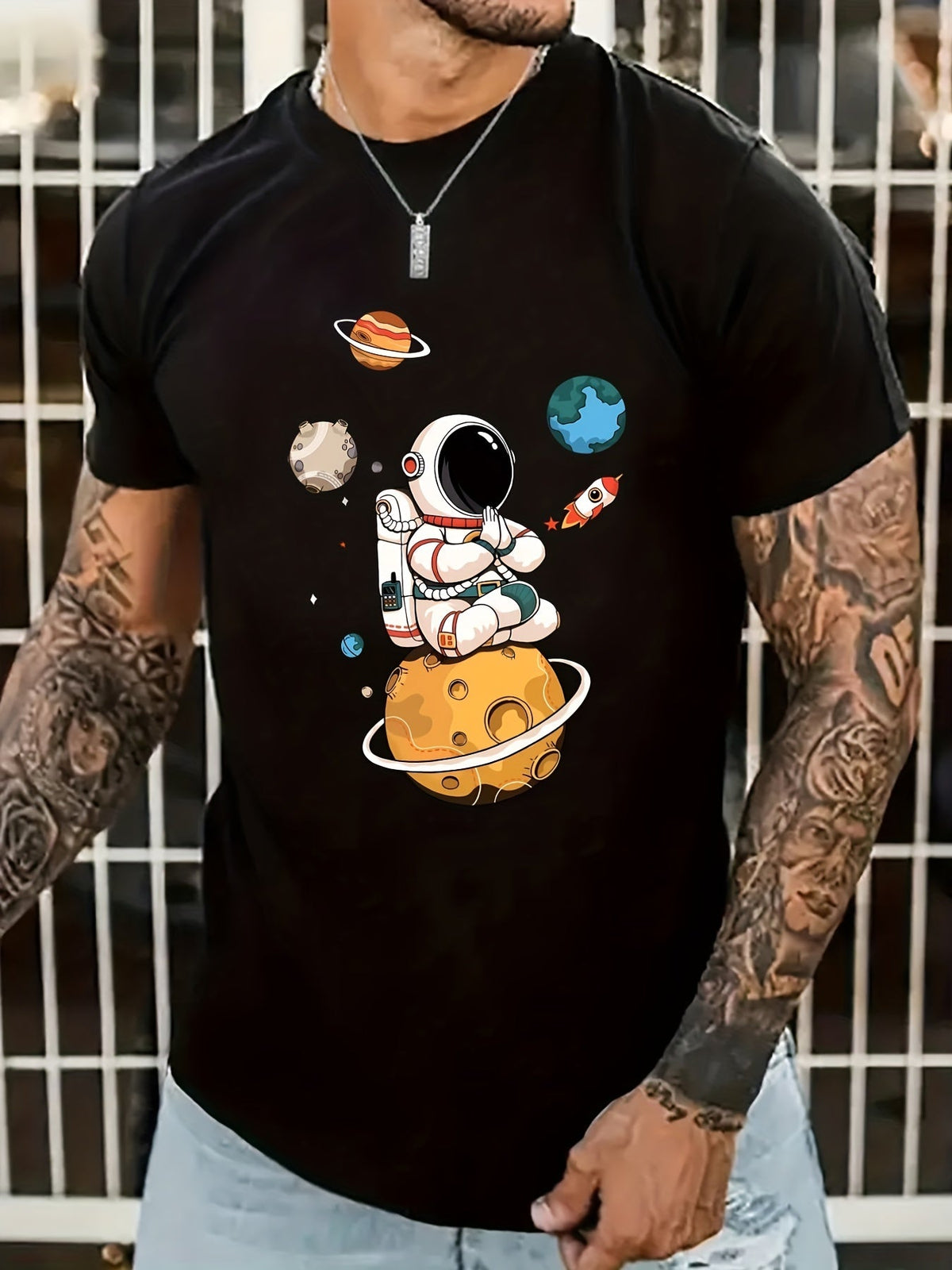 Men’s Astronaut Graphic T-Shirt
