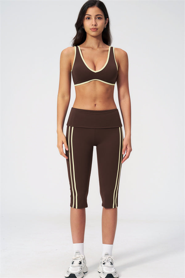 The Evoke Sports Bra Capri Leggings 2-Piece Set
