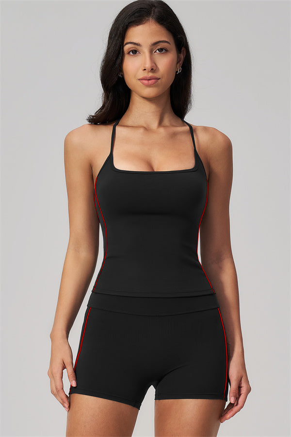 The Breathe Crop Top Shorts 2-Piece Set