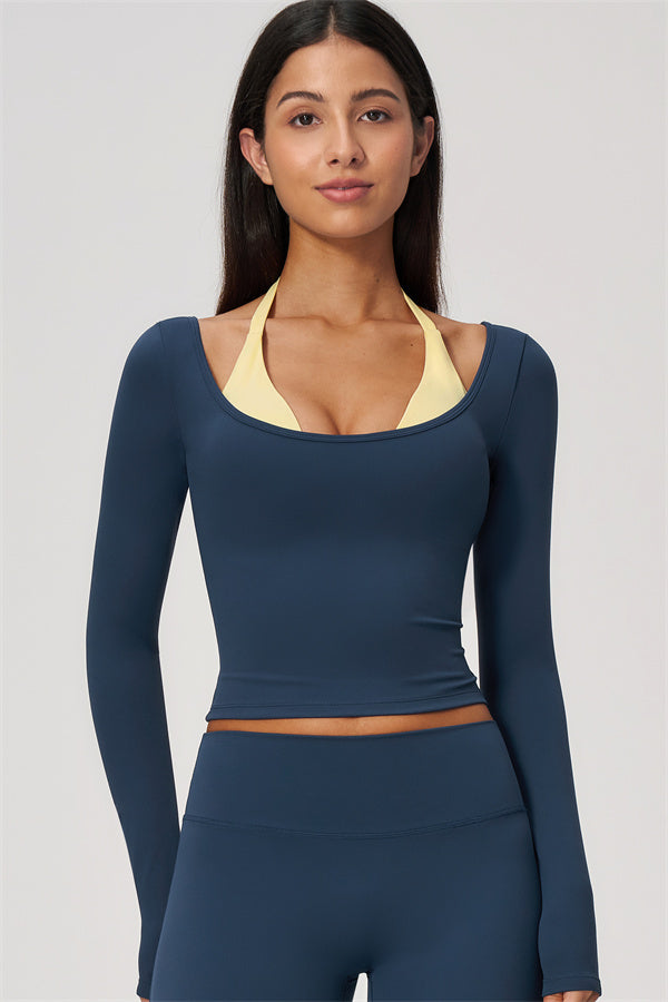 The Cascade Long Sleeve T-shirt Straight Leg Pants 2-Piece Set