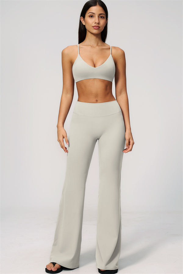 The Zura Sports Bra Flared Leggings 2-Piece Set