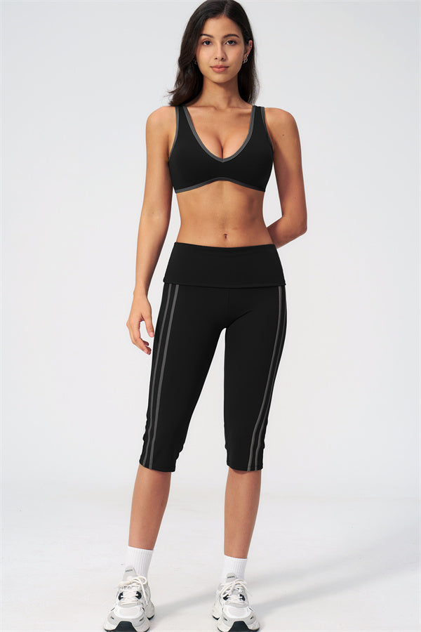 The Evoke Sports Bra Capri Leggings 2-Piece Set