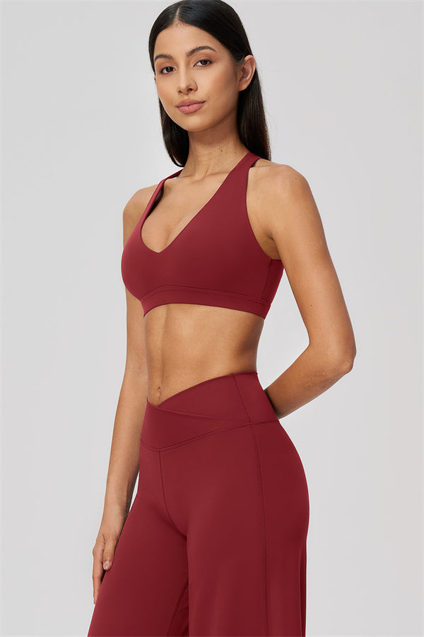 The Soiree Sports Bra Straight Leg Pants 2-Piece Set