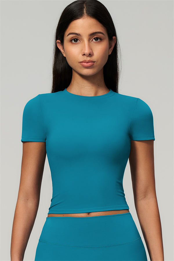 The Zura T-shirt Capri Leggings 2-Piece Set