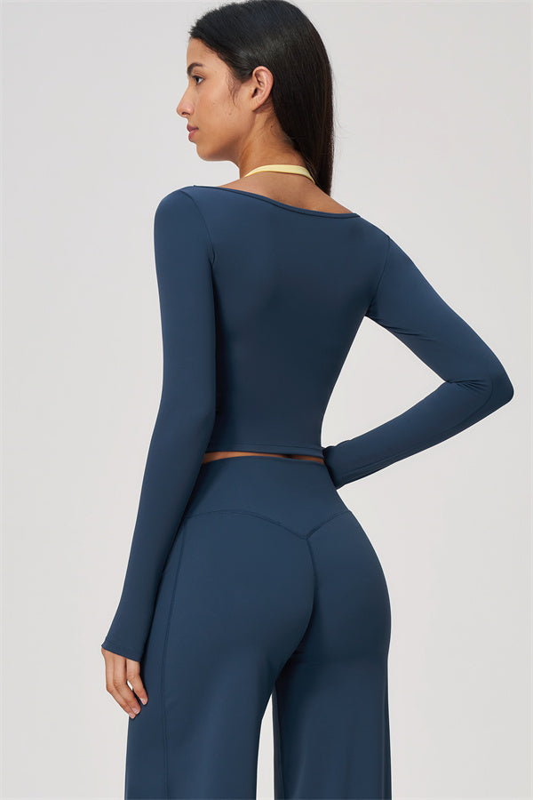 The Cascade Long Sleeve T-shirt Straight Leg Pants 2-Piece Set