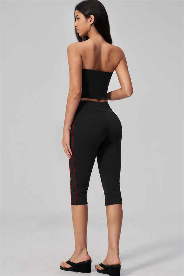 The Breathe Tube Top Capri Leggings 2-Piece Set