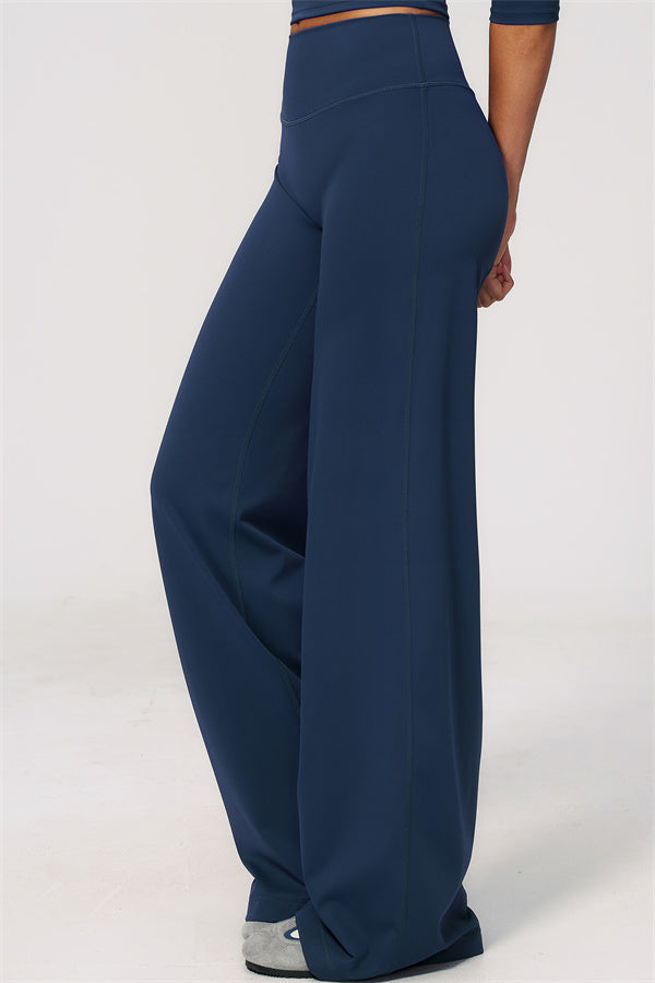 The Natalia Half-Sleeve Top Straight Leg Pants 2-Piece Set