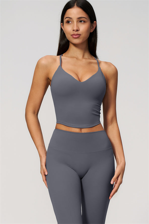 The Zura Tank Top Capri Leggings 2-Piece Set