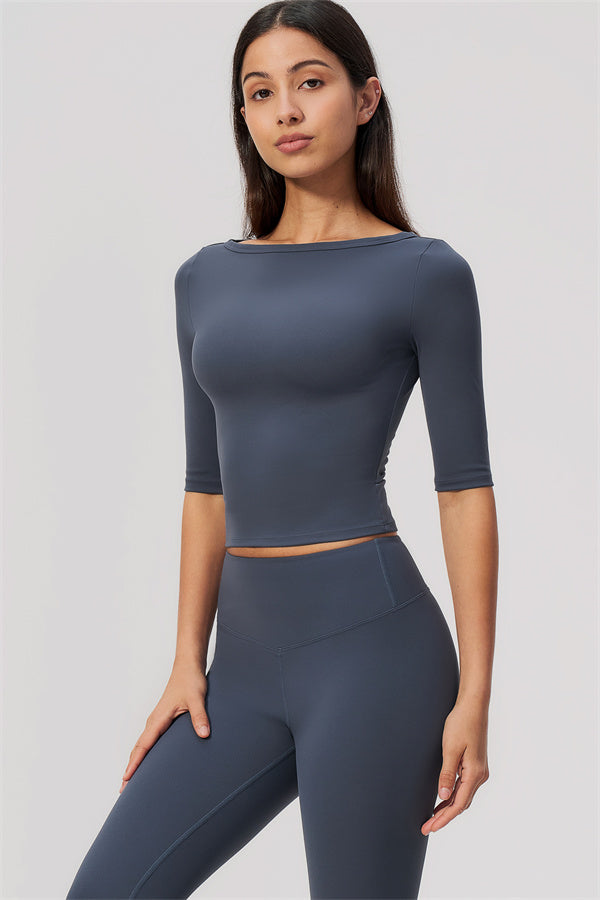 The Flow Motion Half-Sleeve T-Shirt Leggings 2-Piece Set