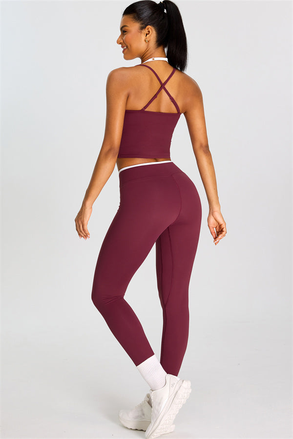 The Dwell Crop Top Leggings 2-Piece Set