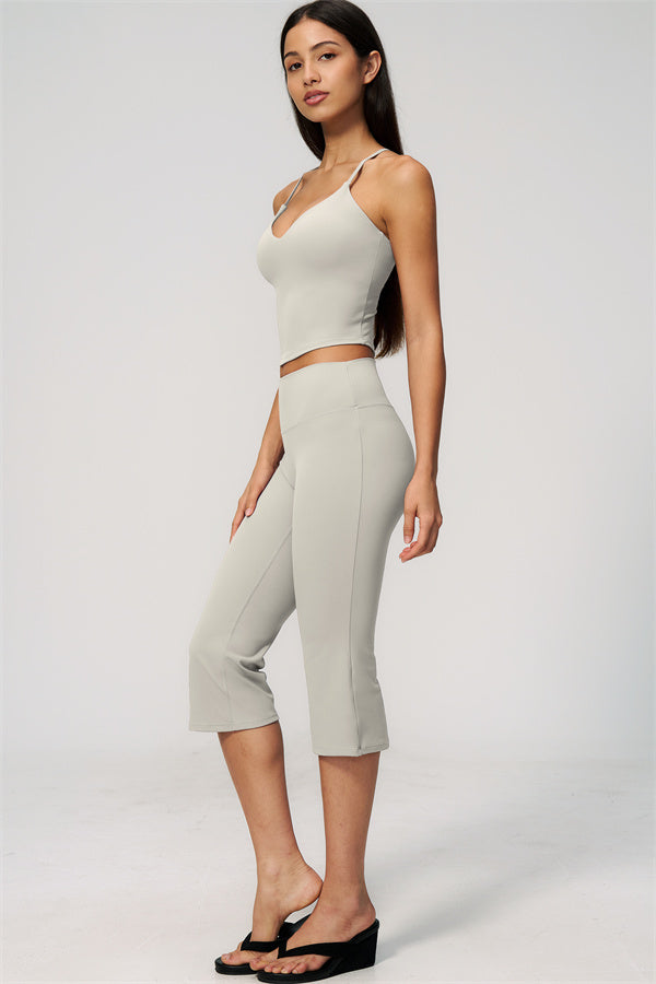 The Zura Tank Top Capri Leggings 2-Piece Set