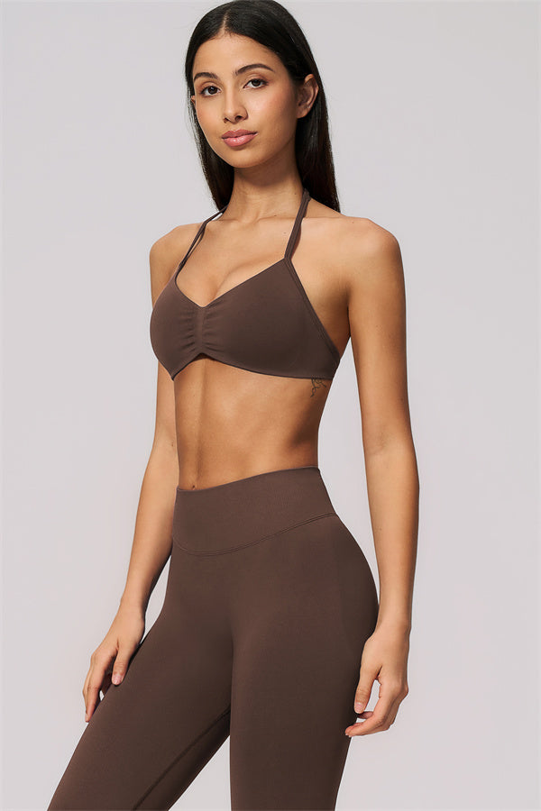 The Velvetine Sports Bra Flared Leggings 2-Piece Set